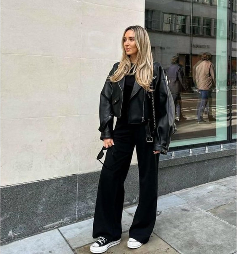 NEW YOUNG 3 Pack Women's Wide Leg Pants with Pockets High Waist Loose Sweatpants Casual Lounge Yoga Workout Palazzo - Image 2